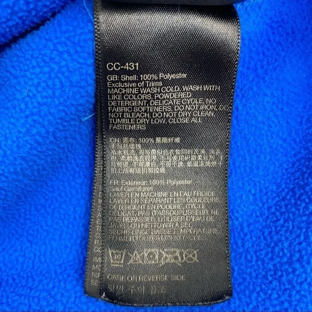 MARMOT Women's Fleece Jacket Blue Size M Medium - Picture 8 of 9